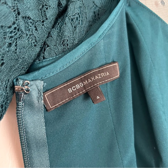 BCBGMaxAzria Julya Teal Dress - Picture 6 of 7
